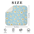 thumbnail image 3 of 2 Pcs Daisy Floral Dish Drying Mat - 16 X 18 Inch Absorbent Microfiber Kitchen Counter Mat – Quick-Dry Dish Rack Alternative, Dish Drying Pad for Dishes, Cups, Utensils, Pots & Pans, 3 of 3