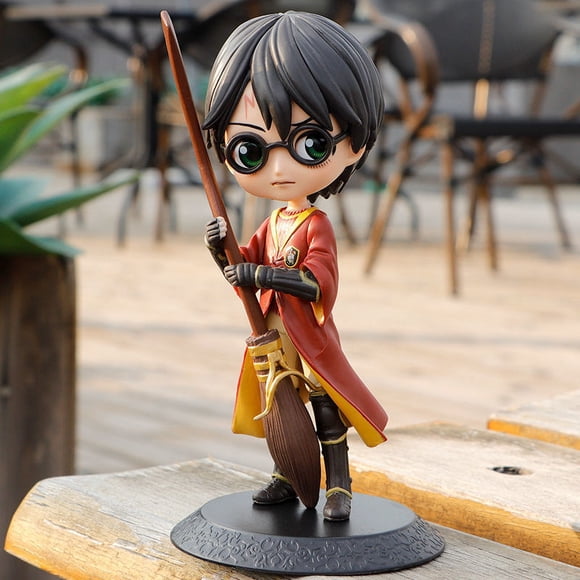Figurines d'Action Sorciers Version Q 10cm Poupées Figurine Anime Severus Snape Draco Malfoy Ron Hermione Potter Modèle Collection Enfants