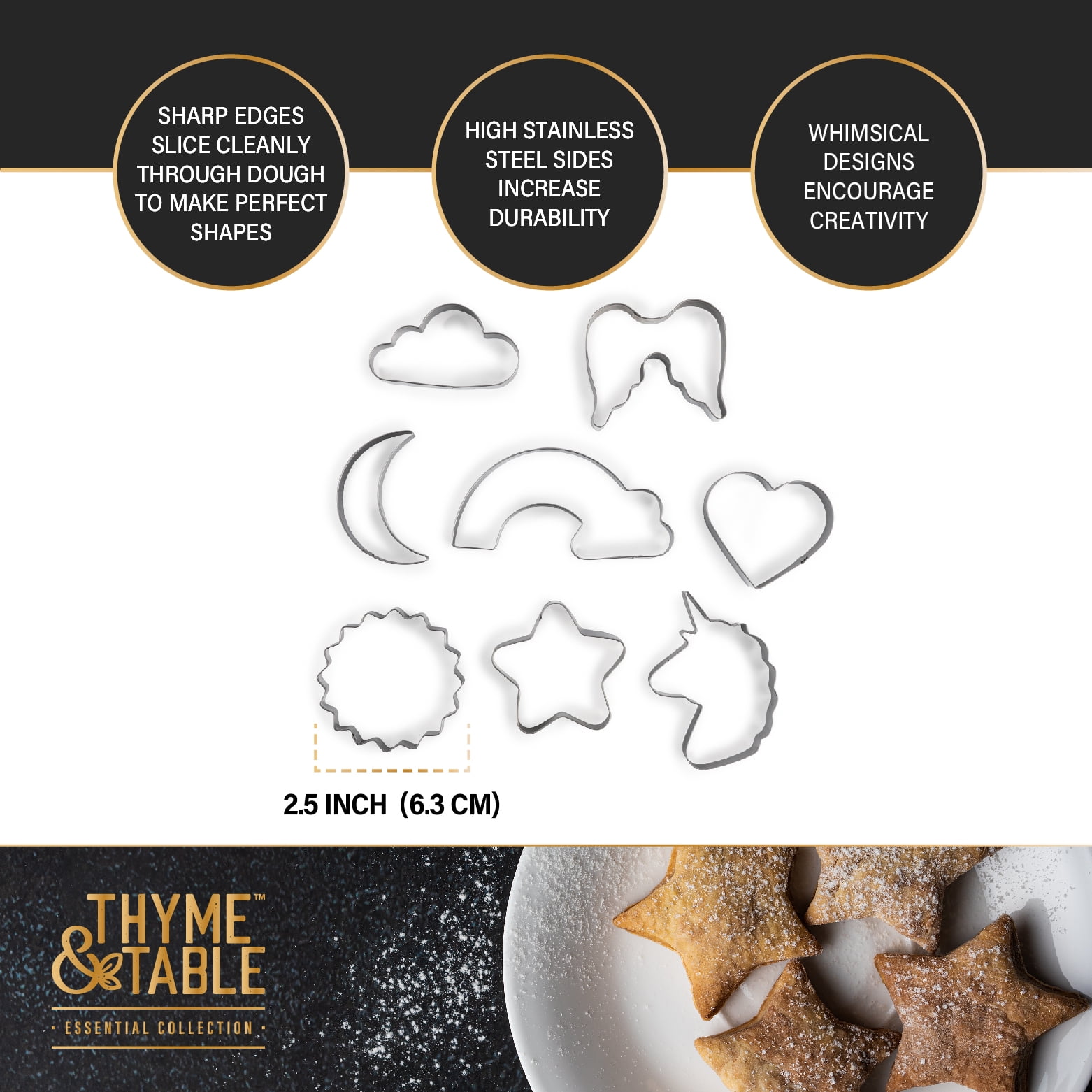 Thyme & Table Stainless Steel Cookie Scoop