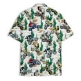 thumbnail image 4 of Retro Dirt Bike Hawaiian Shirt For Men Vintage Western Motocross Mens Hawaiian Shirts Short Sleeve Button Down Shirt Men, 4 of 7