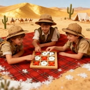 Noughts And Crosses Tabletop Game – Tac-Toe XO Board Game, 10x10cm Size, Suitable for Indoor Playing & Family Fun, Ideal for Casual Home Leisure Activities