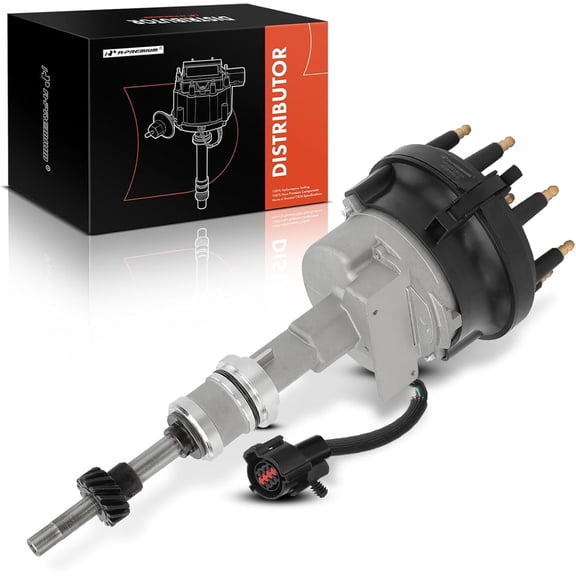 A-Premium Ignition Distributor with Cap and Rotor Compatible with Ford Bronco, E-150 Econoline, E-150 Econoline Club Wagon, F-150, F-250 1992-1996, 5.0L