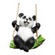 thumbnail image 4 of Colección de artesanías decorativas colgantes con forma de animales de jardín, regalo decorativo de resina para jardín. Panda, 4 of 8