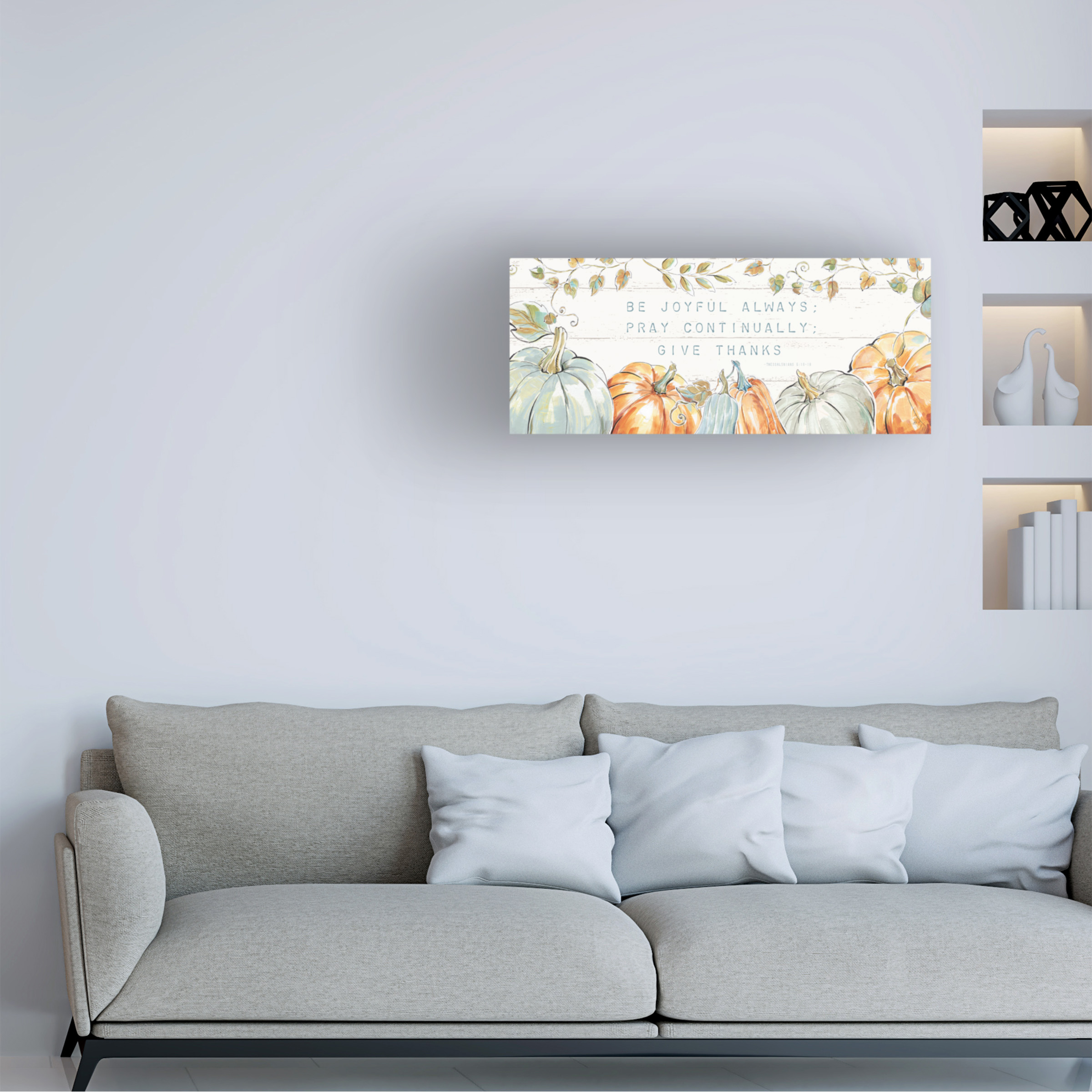 Trademark Fine Art Seasonal Canvas Art ' Pumpkin Patch XV ' by Daphne Brissonnet