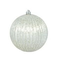 thumbnail image 2 of Vickerman 8" Champagne Mercury Pumpkin Ball Christmas Ornament, 2 of 2