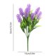 thumbnail image 3 of Decoración del hogar, decoración de habitaciones, flores artificiales de lavanda adecuadas para jardín al aire libre, flores artificiales de plástico, decoración del hogar, boda, plantas verdes, flore, 3 of 6