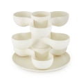 thumbnail image 2 of The HC Companies 8 Inch Pixie Indoor Stacking Plant Pot (2 Pack), 2 of 12