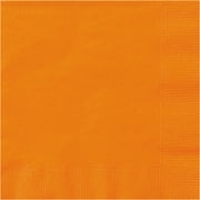 Way to Celebrate! Orange Paper Luncheon Napkins, 6.5in, 24ct