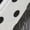 White, variant on Women's Bow Knot Polka Dots Flat Shoes Beaded Closed Toe Leather Spring Summer Flats Black 7.5(40)