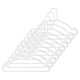 thumbnail image 1 of Colgador de ropa de plástico Whitmor White, paquete de 10, 1 of 3