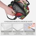 thumbnail image 3 of Uemuo Strawberry2 Printed Lunch Bag Lunch Box Reusable Insulated Lunch Tote Bag, Leakproof Thermal Cooler Sack Food Handbags Case High Capacity, 3 of 5
