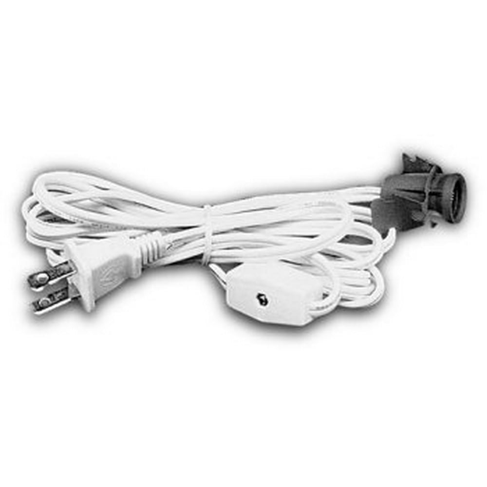 National Artcraft Replacement Lamp Cord Has Clipin Candelabra Socket