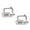 Silver, variant on Quick Installation Mounting Clamps Heavy Duty Truck Accessories Truck Caps Toppers Campers Shell Mounting Clip