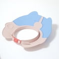 thumbnail image 3 of Gorro de champú para bebé, impermeable, con protección para los oídos, de goma suave, para champú para niños, gorro de baño para ducha para bebé, gorro de champú para niños que retiene el agua, 3 of 4
