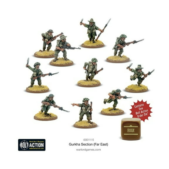 Warlord Games Gurkha Section (Far East) New