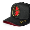 thumbnail image 4 of VAGO Style ELEGGUA Gorra Artesanal Negra Visera Curva, 4 of 5