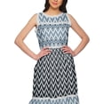 thumbnail image 4 of Moomaya Printed Cotton Long Dress For Womens Sleeveless Tiered Casual Summer Tunic, 4 of 6