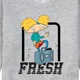 thumbnail image 3 of Hey Arnold! - Fresh Arnold - Men's Crew Neck Fleece Pullover, 3 of 5