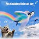 thumbnail image 5 of 1Pc/2Pcs Interactive Flapping Wings Fish Cat Toy Electric Touch Activated Plush Fish with Sound, 5 of 5