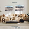 thumbnail image 4 of Elephant Stock Dreams And Ambitions Quotes Wall Art - Horizontal Canvas Wall Art - Living Room Wall Decor - Inspirational And Typography Canvas - Blue And Black Decor - 39" x 26", 4 of 8