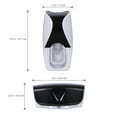 thumbnail image 5 of Raindrops Automatic Toothpaste Dispenser with Brush Holder for Bathroom Use Made of Plastic Black 5 Brushes Capacity, 5 of 8