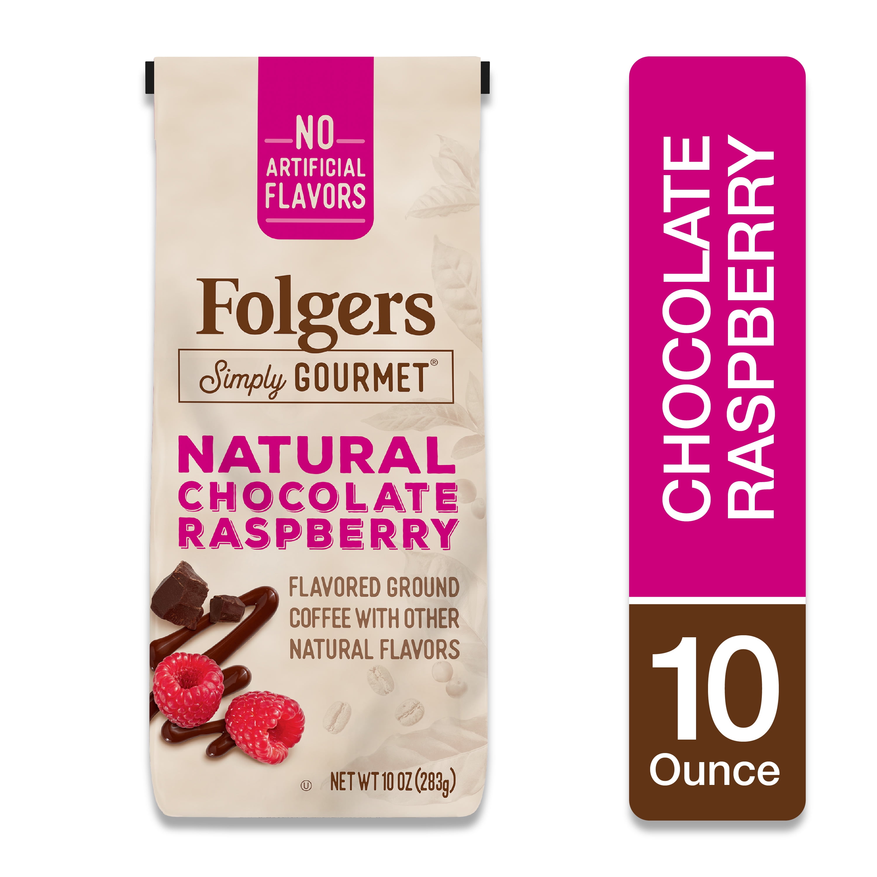 Folgers Simply Gourmet Natural Chocolate Raspberry Flavored Ground