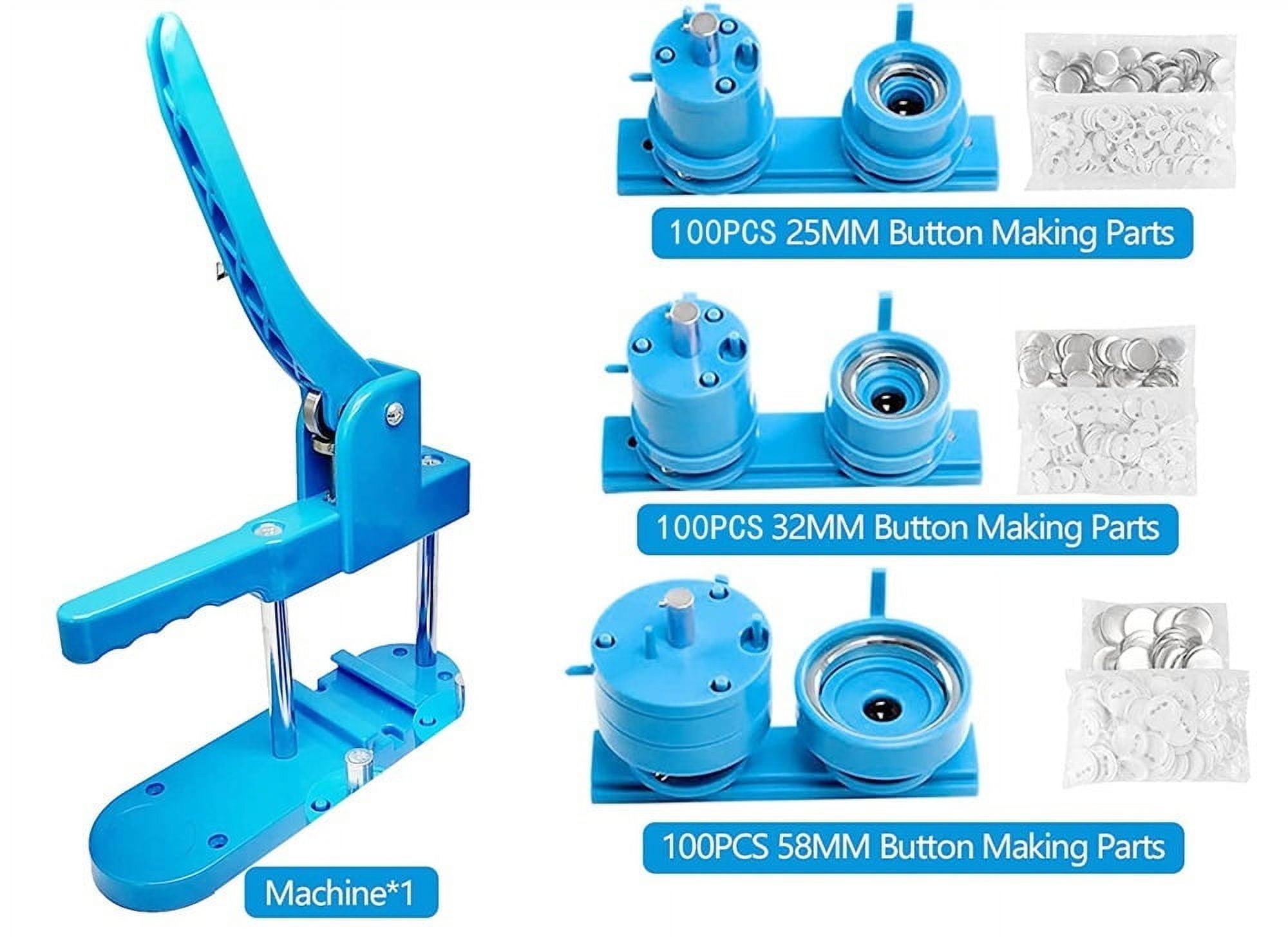 Badges Button Maker Machine 25+32+58MM Pin Badges Making Machine Sets ,Beginner-Friendly