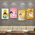 thumbnail image 5 of Cuadro colgante coreano Soju Genlu Liquor Cocina coreana Barbacoa Tienda Restaurante Lienzo Pinturas Decoración de pared Póster Decoración, 5 of 5