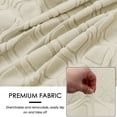 thumbnail image 3 of Funda de silla de bañera de jacquard elástica de 2 piezas con funda de cojín suave y extraíble, 3 of 5