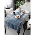 thumbnail image 6 of Blue Table Cloth, Retro Oil Painted Modern Abstract Art Waterproof Tablecloth for Rectangle Tables, Reusable Washable Fabric Table Cover for Restaurant Kitchen Dining Tables 60"x120", 6 of 6