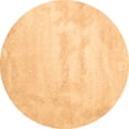 thumbnail image 1 of Ahgly Company Indoor Round Abstract Brown Contemporary Area Rugs, 5' Round, 1 of 4