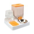 thumbnail image 1 of Comedero y dispensador de agua Yinane Naranja Cuencos para gatos, 1 of 8