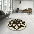 thumbnail image 4 of Ahgly Company Machine Washable Indoor Rectangle Transitional Chocolate Brown Area Rugs, 8' x 10', 4 of 7
