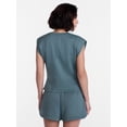 thumbnail image 4 of Avia Women's Knit Wrap Tank Top, Sizes XS-XXXL, 4 of 6