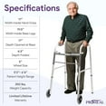 thumbnail image 3 of ProHeal Folding Walker - Two Button Walkers for Seniors Lightweight - Height Adjustable 350 lbs Cap, 3 of 6