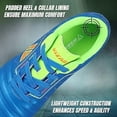 thumbnail image 4 of Vizari USA Catalina Firm Ground Soccer Cleats for Kids – Comfortable, Durable, and Traction-Ready Shoes for Boys and Girls - Blue, 10.5, 4 of 5