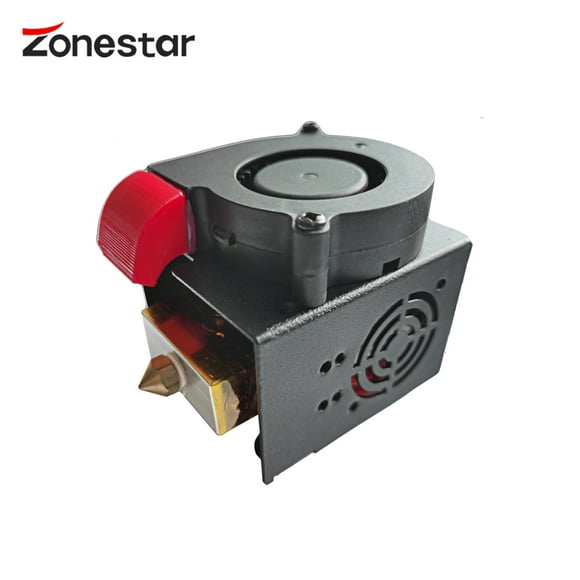 Zonestar 2-IN-1-OUT Tête d'Impression 24V Compatible avec les Imprimantes 3D Z8SZ8XZ9Z10 pour les Abdos PETG Hanches