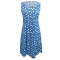 thumbnail image 2 of Gvmfive Women Summer Sleeveless Maxi Dress Polka Dot Print Casual Long Dress, 2 of 4