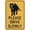 Warning Sign 3, variant on Tasmanian Cartoon Devil Please Drive Slowly Reflective Aluminum Metal Signage - 8"x12", With Symbol, Weatherproof - Rural Road, Wildlife Area, Conservation Zone