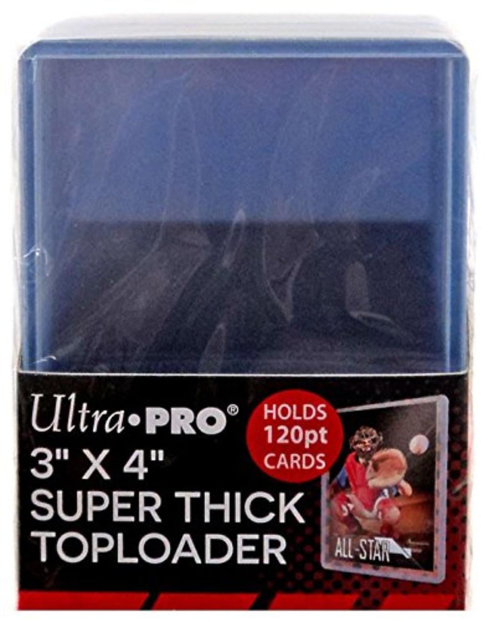 THICK 3 NEW ULTRA PRO 3"X4" CARD TOPLOADER PACK SIZES REGULAR SUPER THICK 
