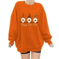 thumbnail image 1 of Blusa holgada de manga larga con estampado de otoño para mujer, suéter informal con cuello redondo, Tops, sudadera Fridja  fjkfkj6367, 1 of 4