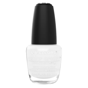 L.A. COLORS Color Craze Nail Polish, French Manicure, French White, 0.44 fl oz