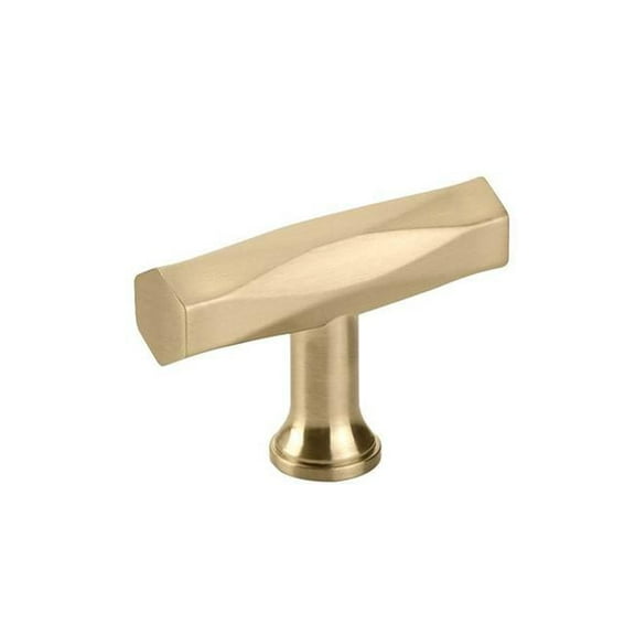 Emtek 86729US4 2 in. Tribeca T-knob Cabinet Knob, Satin Brass