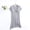 Grey, variant on Sentmoon Maternity Summer Clothess Plus Size Short Sleeve Summer Wedding Guest Dress V Neck Solid Color Loose Casual Dresses for Women Soft and Comfortable for Postpartum Wear Yellow XXL