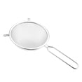 thumbnail image 2 of Stainless Steel Mesh Strainer Long Handle Scoop Slotted Ladle Food Serving Colander For Noodles Dumplings (10 Inches Double Layer), 2 of 8