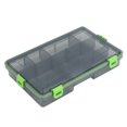 thumbnail image 3 of Caja de almacenamiento de plástico multifunción, cebo Artificial, contenedores de rejilla múltiples impermeables, aparejos de pesca, 3 of 8