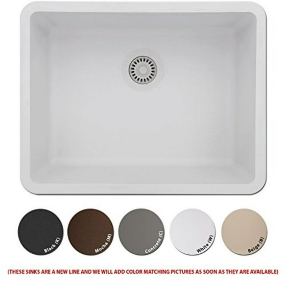 Lexicon Platinum Quartz Composite Kitchen Sink Medium
