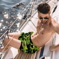 thumbnail image 2 of luoweisi Men's Beach Shorts Quick Dry Swim Trunks with Mesh Lining Frog S, 2 of 5
