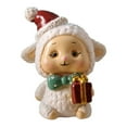 thumbnail image 1 of MesaSe Christmas Ornament Eye-catching Waterproof Resin Adorable Cartoon  Miniature Statues for Home, 1 of 10