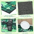thumbnail image 3 of Saint Patrick''s Day Kitchen Mats Set of 2 St. Patrick''s Day Kitchen Rugs Irish Shamrock St Patrick Gnomes Pattern Kitchen Mats Sets Lucky Green Shamrocks Floor Mat for Kitchen Sink Standing Desk, 3 of 6